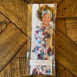 NWT Baby bling floral headband